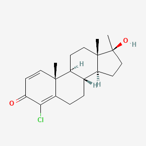 2D Structure of 4-Chlorodehydromethyltestosterone