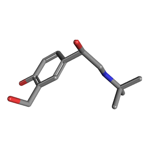 3D Structure of Albuterol