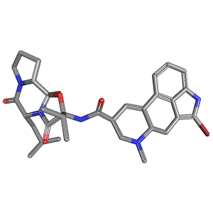 3D Structure of Bromocriptine