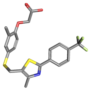 3D Structure of Cardarine