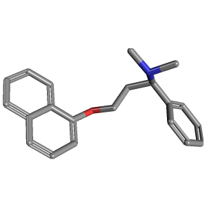 3D Structure of Dapoxetine