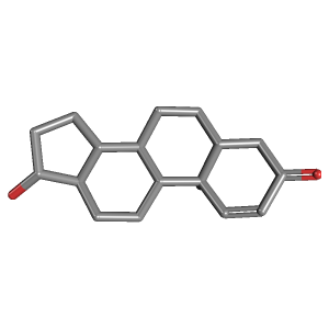 3D Structure of Dihydroboldenone (1-Testosterone or DHB)