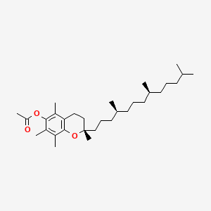 2D Structure of DL-alpha-Tocopheryl Acetate