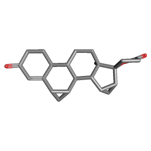 3D Structure of Drospirenone