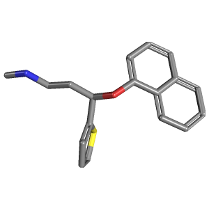 3D Structure of Duloxetine