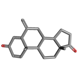 3D Structure of Exemestane