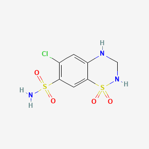 2D Structure of Hydrochlorothiazide