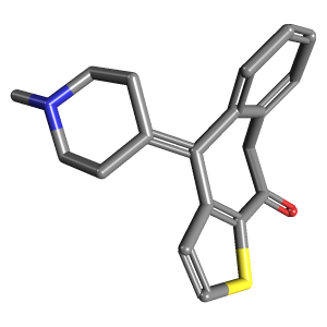 3D Structure of Ketotifen