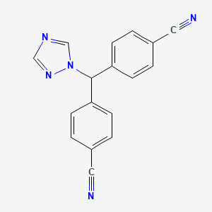 2D Structure of Letrozole