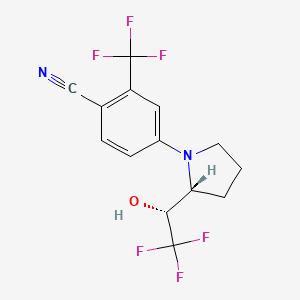 2D Structure of LGD-4033 (Ligandrol)