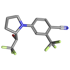 3D Structure of LGD-4033 (Ligandrol)