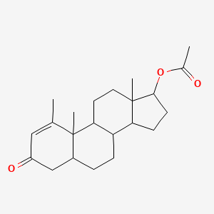 2D Structure of Metenolone Acetate