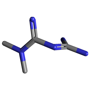 3D Structure of Metformin