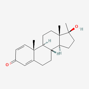 2D Structure of Methandrostenolone (Metandienone)
