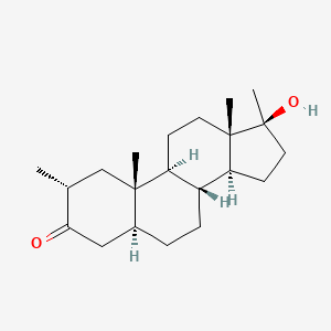 2D Structure of Methasterone (Superdrol or Methyldrostanolone)