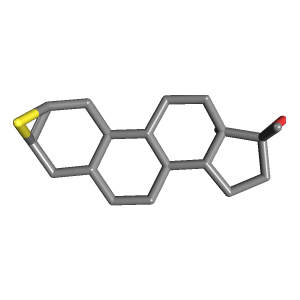 3D Structure of Methylepitiostanol