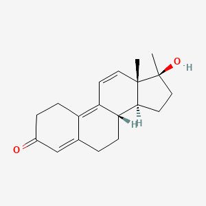 2D Structure of Methyltrienolone (Metribolone)