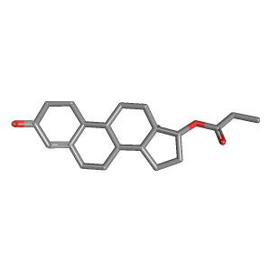 3D Structure of Nandrolone Propionate