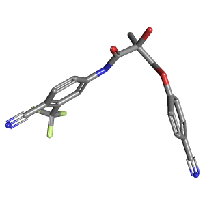 3D Structure of Ostarine