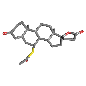 3D Structure of Spironolactone