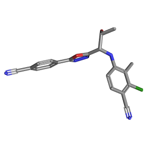 3D Structure of Testolone