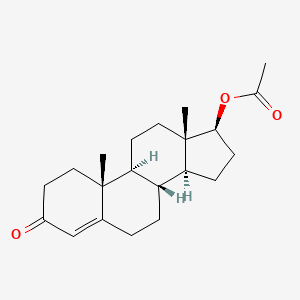 2D Structure of Testosterone Acetate