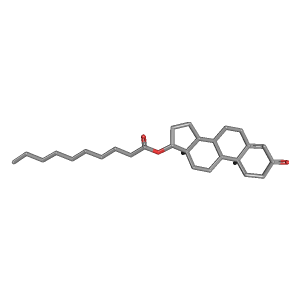 3D Structure of Testosterone Decanoate