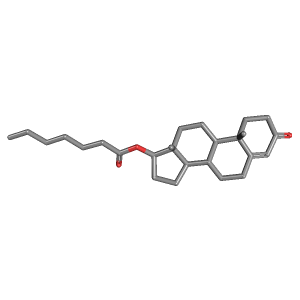 3D Structure of Testosterone Enanthate