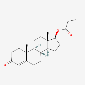 2D Structure of Testosterone Propionate