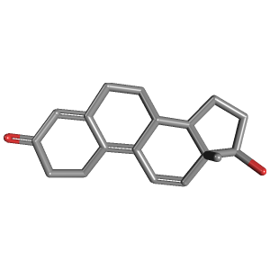 3D Structure of Trenbolone