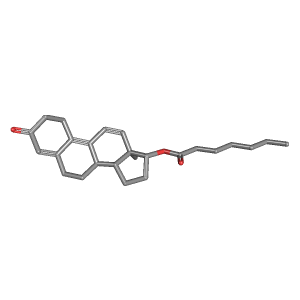 3D Structure of Trenbolone Enanthate