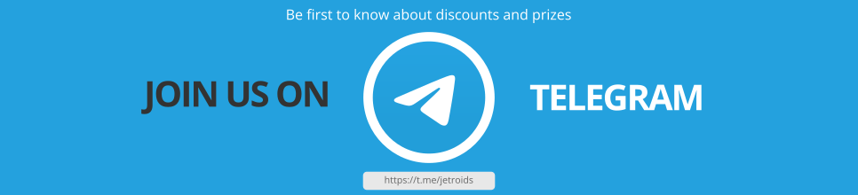 Join us on Telegram and be first to know about discounts and prizes