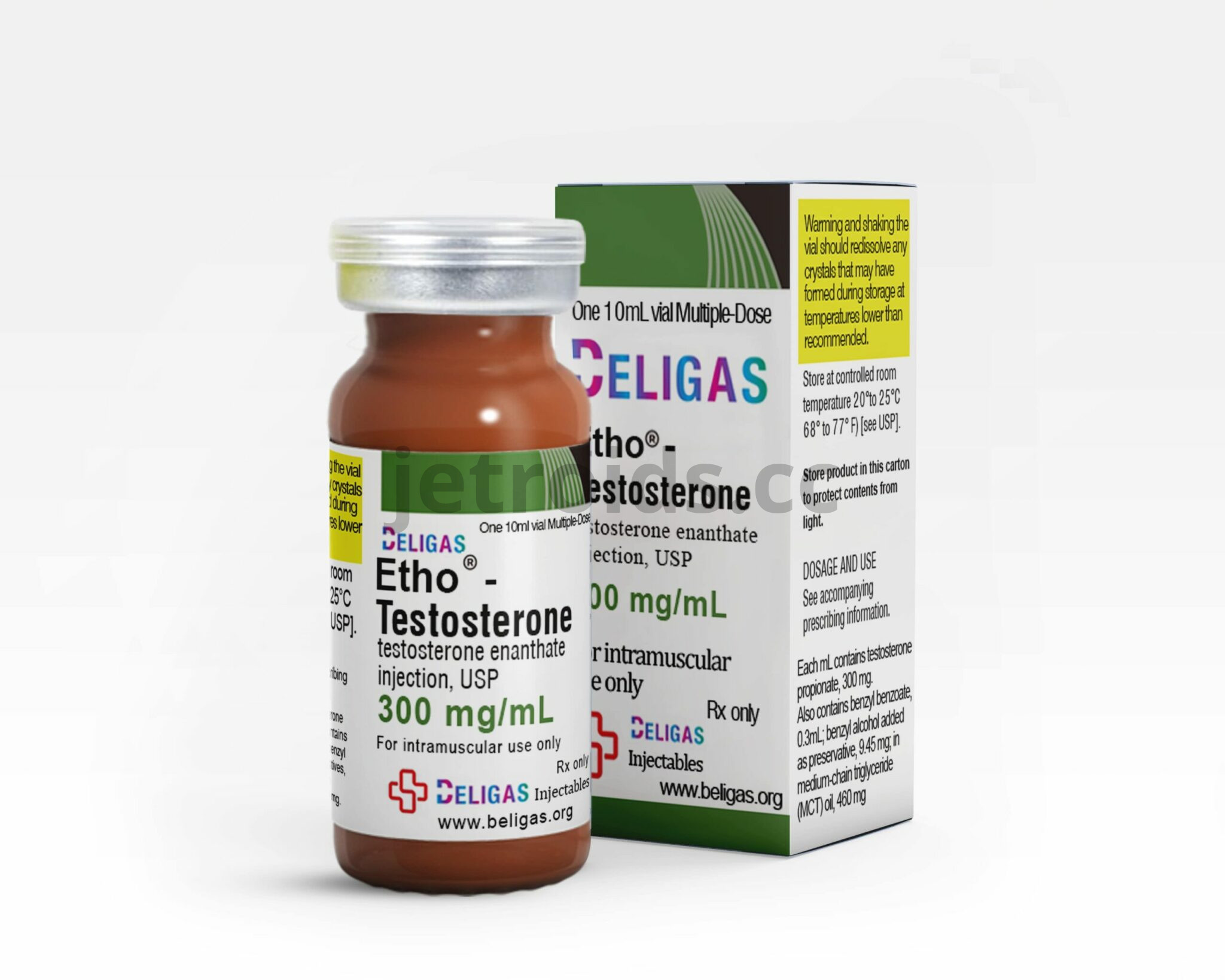Beligas Pharma Etho - Testosterone 300mg/ml Product Info
