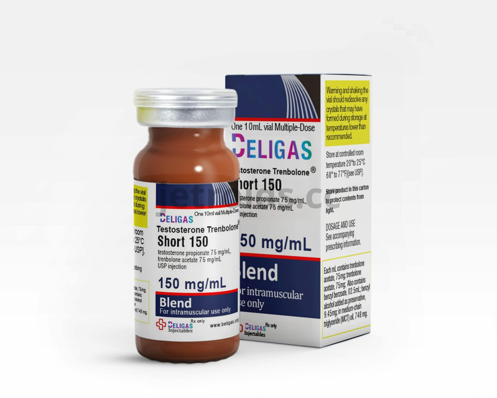 Beligas Pharma Testosterone Trenbolone Short 150mg/ml Product Info