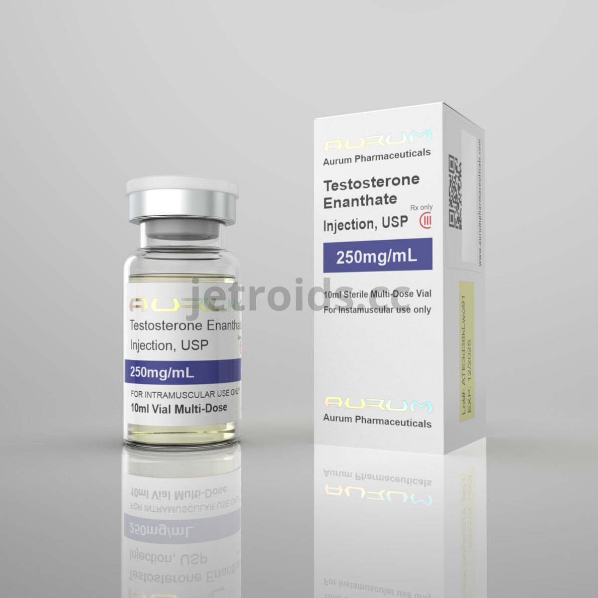 Aurum Pharmaceuticals Testosterone Enanthate Product Info