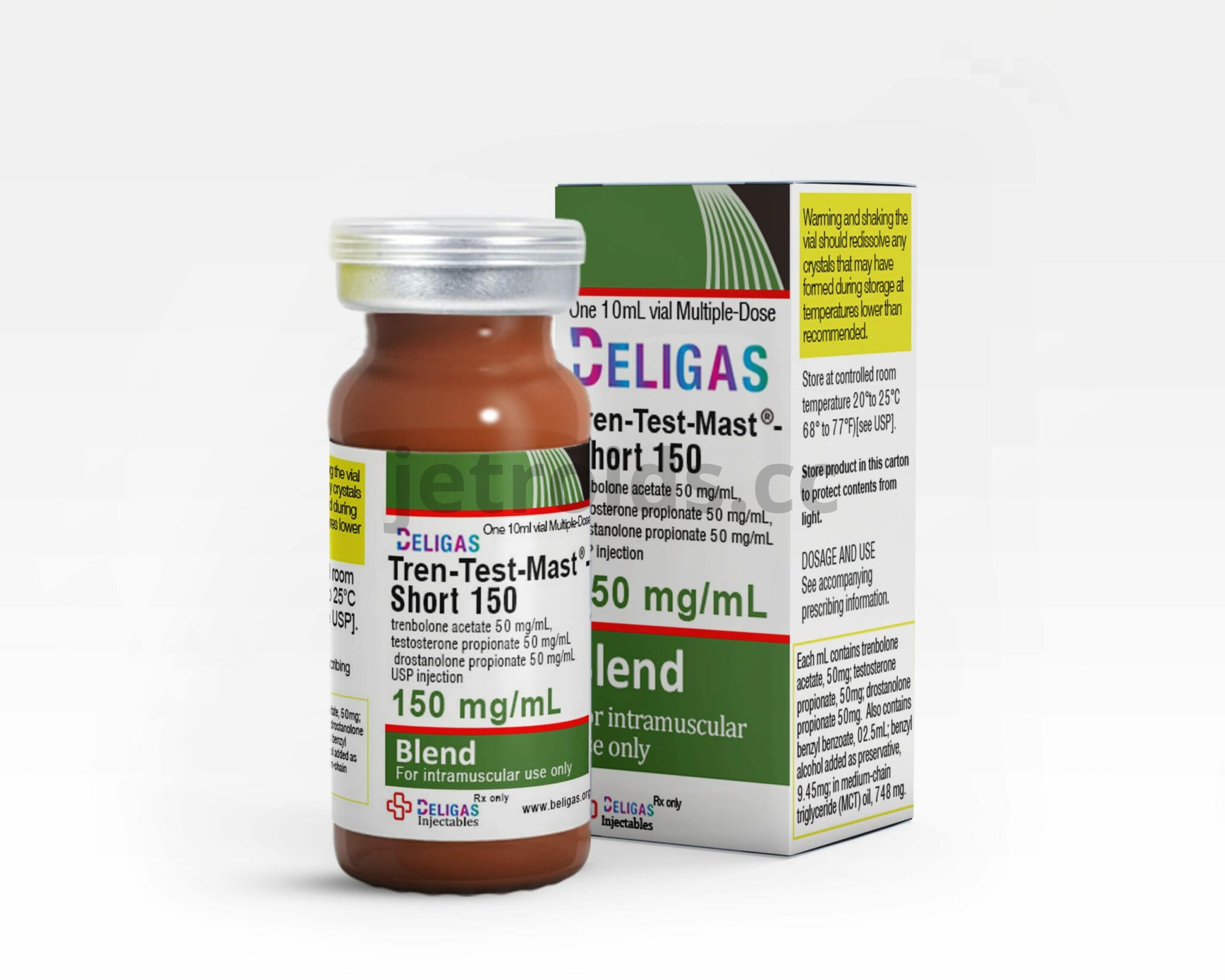 Beligas Pharma Tren Test Mast Short 150mg/ml Product Info