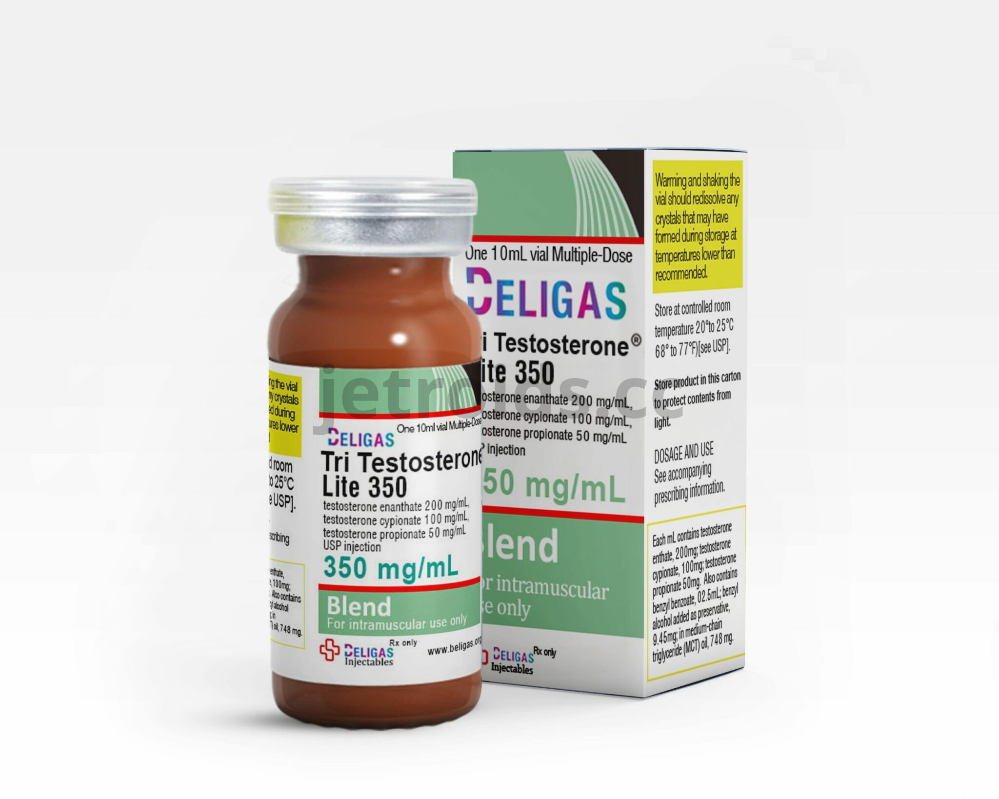 Beligas Pharma Tri Testosterone Lite 350mg/ml Product Info